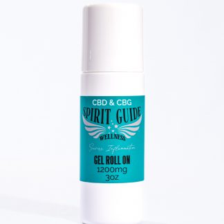 Cooling Relief Gel Roll-On with CBD + CBG, 1200mg, 3oz