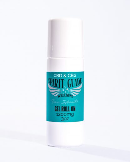 Cooling Relief Gel Roll-On with CBD + CBG, 1200mg, 3oz
