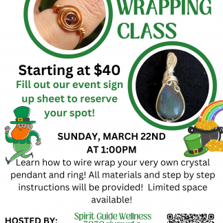 Wire Wrapping Class - March 22nd, 1pm