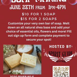 6/28 Soap Making Class